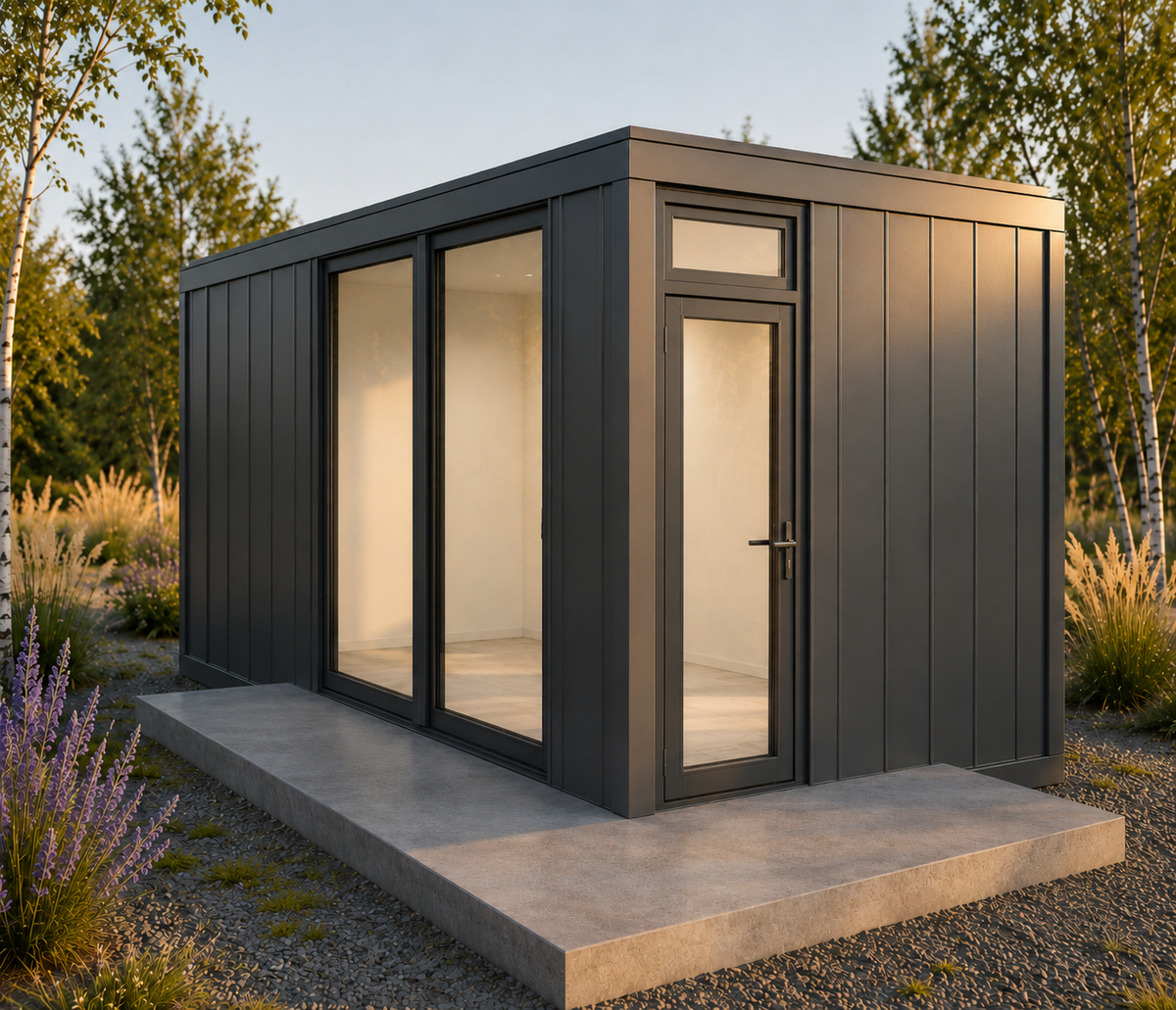 Solo Tiny House Außenansicht, PURE-Paket #PURE
